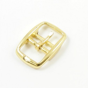 Cavesson Double Bar Buckle Brass Plated 19mm