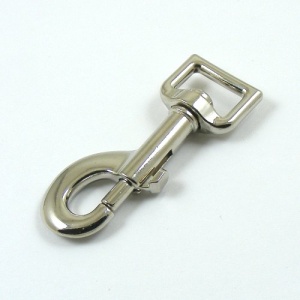 19mm Nickel Plated Trigger Clip Square Eye