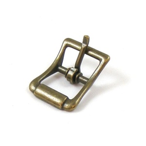 16mm Antiqued Brass Effect Whole Buckle