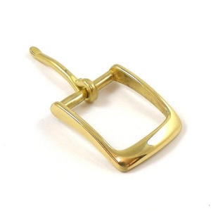 Solid Brass Midtown Belt Buckle 1'' 25mm