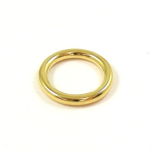 HEAVY Cast Brass Ring 25mm