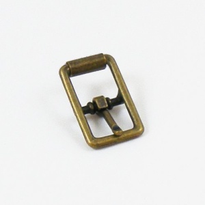 12mm Antiqued Brass Halter Style Roller Buckle