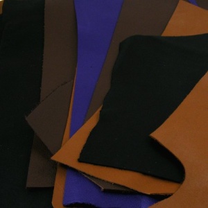 THIN Leather Pieces - Mixed Colours 350g