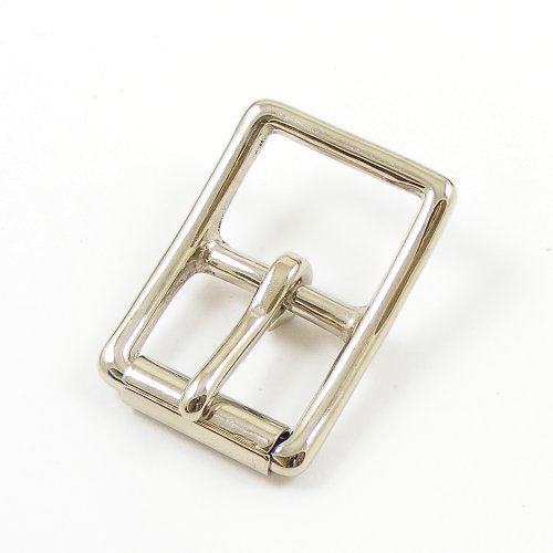 25mm CAST BRASS Nickel Plated Whole Roller Buckle - artisanleather.co.uk