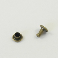 Antiqued Brass Plated Rivets - artisanleather.co.uk