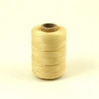 1mm Waxed & Braided Thread Beige 100m