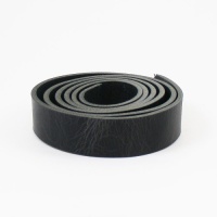 3.6-4mm Savanna Buffalo Belt Strip - Black