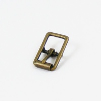 12mm Antiqued Brass Halter Style Roller Buckle